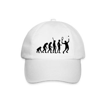 evolution_tennis_b_1c - Baseballkappe - Weiß/Weiß - Vorne