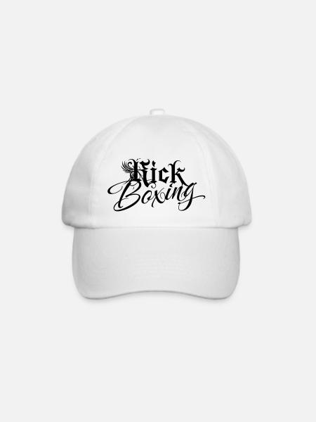 Kick Boxing - Baseballkappe - Weiß/Weiß