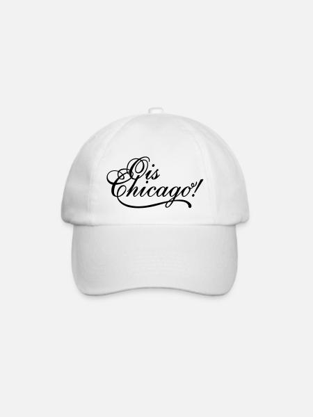 Ois Chicago! - Baseballkappe - Weiß/Weiß