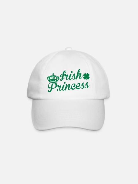 Irish Princess - Baseballkappe - Weiß/Weiß
