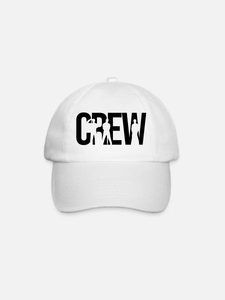 crew - Baseballkappe - Weiß/Weiß