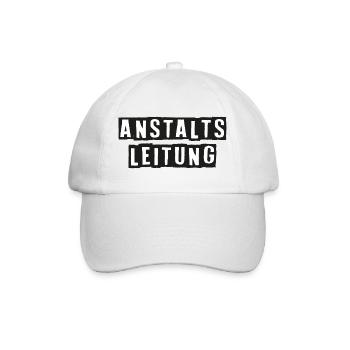 Anstaltsleitung - Baseballkappe - Weiß/Weiß - Vorne