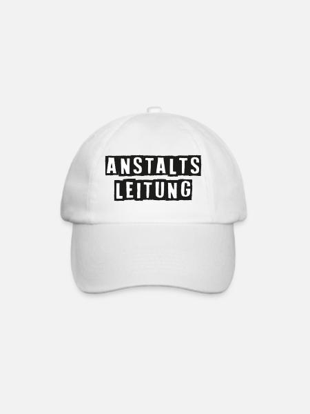 Anstaltsleitung - Baseballkappe - Weiß/Weiß