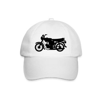 Fahrzeug - Simson - Baseballkappe - Weiß/Weiß - Vorne