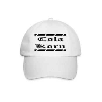 Cola Korn Vintage - Baseballkappe - Weiß/Weiß - Vorne