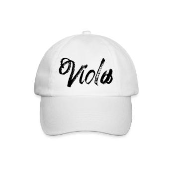 Viola - Baseballkappe - Weiß/Weiß - Vorne