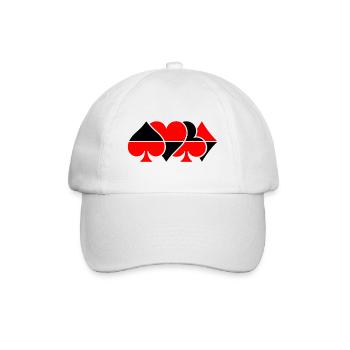 Komisch - Baseballkappe - Weiß/Weiß - Vorne
