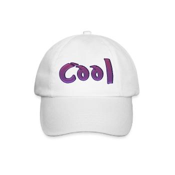 cool - Baseballkappe - Weiß/Weiß - Vorne