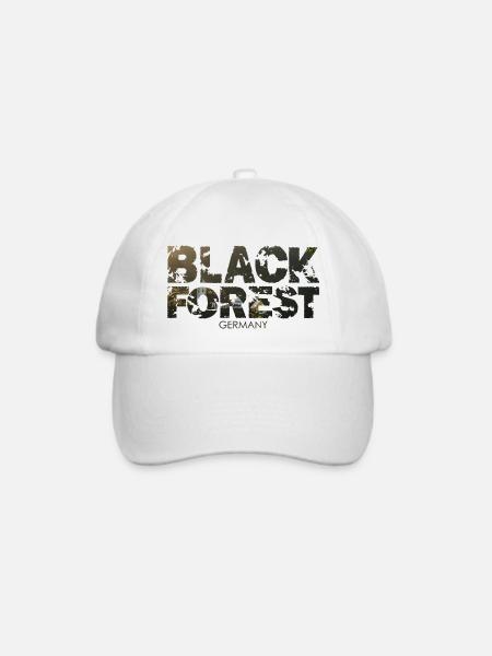 Black Forest, Schwarzwald, Deutschland, Europa - Baseballkappe - Weiß/Weiß