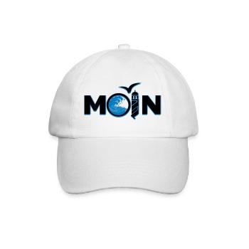 Moin Norddeutsch - Baseballkappe - Weiß/Weiß - Vorne