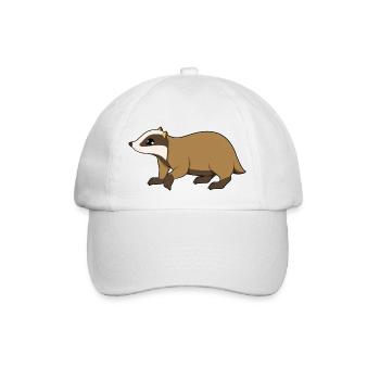 Dachs - Baseballkappe - Weiß/Weiß - Vorne