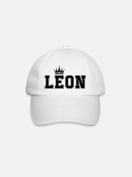 Leon - Baseballkappe - Weiß/Weiß