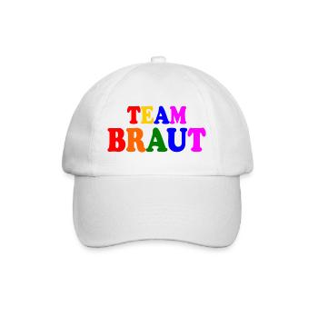 Team braut - Baseballkappe - Weiß/Weiß - Vorne