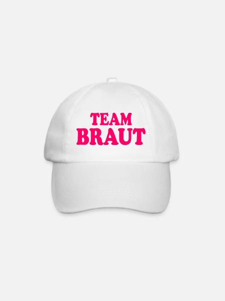 Team braut - Baseballkappe - Weiß/Weiß