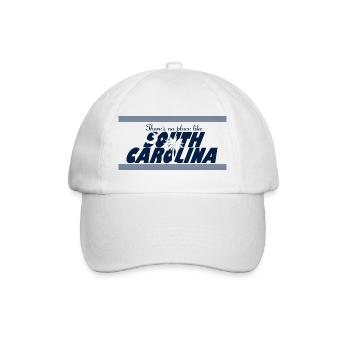 South Carolina Palm - Baseballkappe - Weiß/Weiß - Vorne