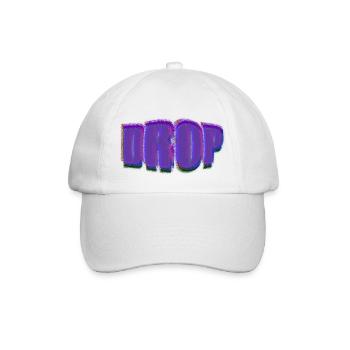 DROP - I wait for the Drop - Baseballkappe - Weiß/Weiß - Vorne