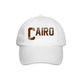 Kairo - Baseballkappe - Weiß/Weiß - Vorne