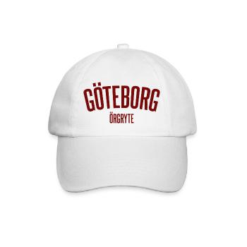 Göteborg Wir geben nie auf - Baseballkappe - Weiß/Weiß - Vorne