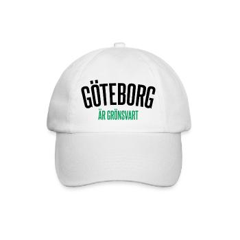 Göteborg Wir geben nie auf - Baseballkappe - Weiß/Weiß - Vorne