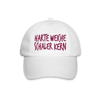 Harte Weiche Schaler Kern - Baseballkappe - Weiß/Weiß - Vorne
