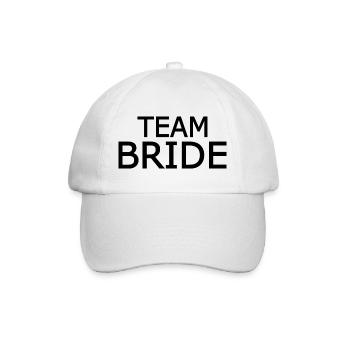 Team bride - Baseballkappe - Weiß/Weiß - Vorne