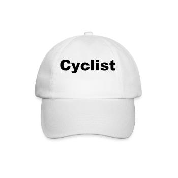 Cyclist - Baseballkappe - Weiß/Weiß - Vorne