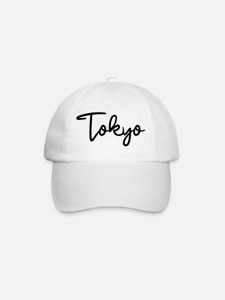 Tokyo Japan Tokio - Baseballkappe - Weiß/Weiß