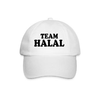 Team halal - Baseballkappe - Weiß/Weiß - Vorne