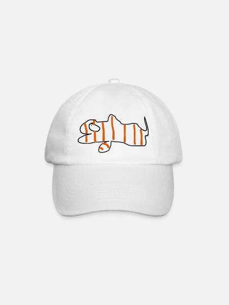 Clownfisch - Baseballkappe - Weiß/Weiß