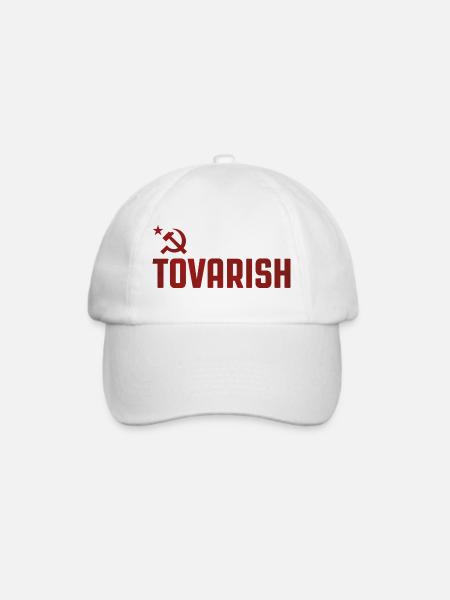 Tovarish - Baseballkappe - Weiß/Weiß