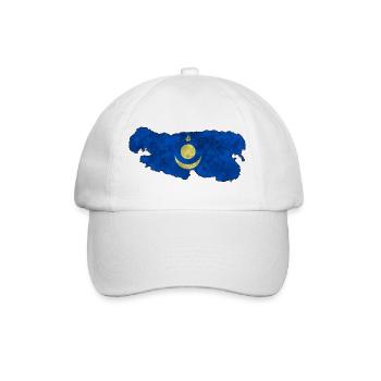 Mongolisches Reich - Baseballkappe - Weiß/Weiß - Vorne
