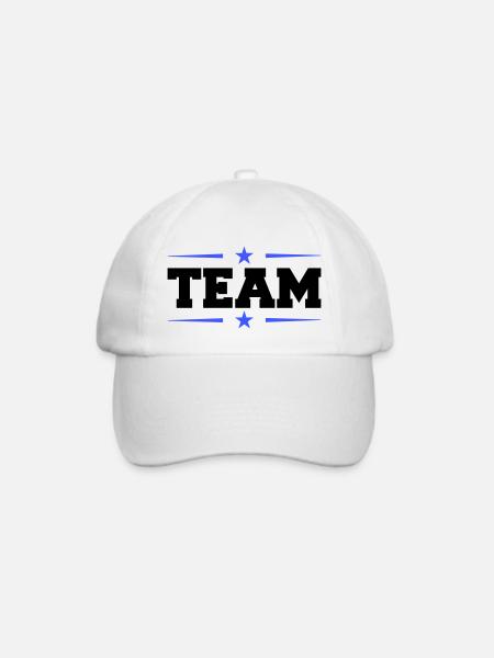 team - Baseballkappe - Weiß/Weiß