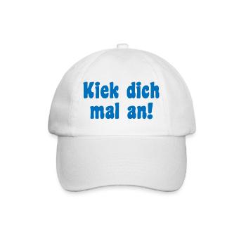 Modell Spruch Berliner - Baseballkappe - Weiß/Weiß - Vorne