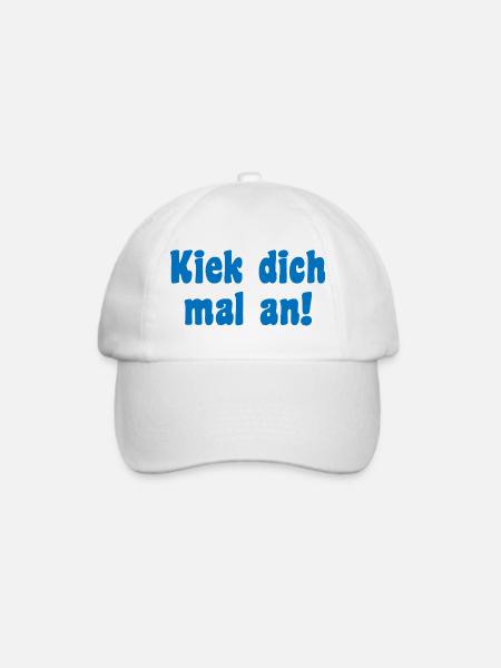 Modell Spruch Berliner - Baseballkappe - Weiß/Weiß