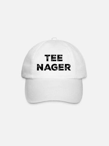 Teenager - Baseballkappe - Weiß/Weiß