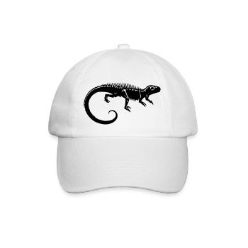 Dinosaurier-Fossil - Baseballkappe - Weiß/Weiß - Vorne