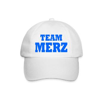 Team Merz - Baseballkappe - Weiß/Weiß - Vorne