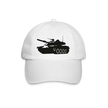 Panzer - Baseballkappe - Weiß/Weiß - Vorne
