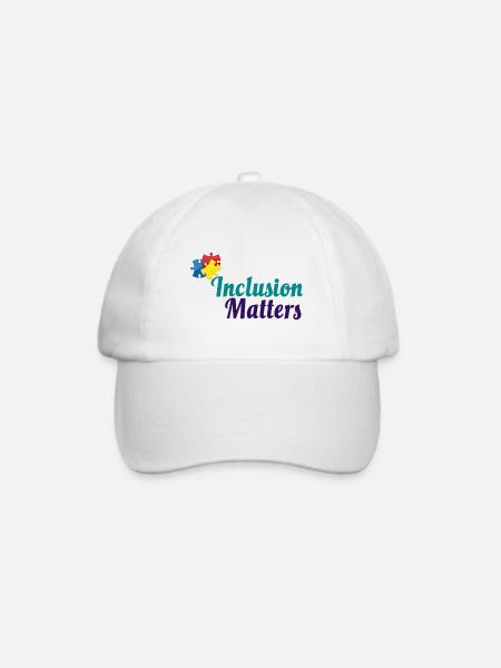 Inclusion Matters Puzzle - Baseballkappe - Weiß/Weiß