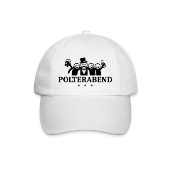 Polterabend Junggesellen - Baseballkappe - Weiß/Weiß - Vorne