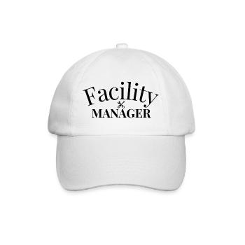 Facility Manager - Baseballkappe - Weiß/Weiß - Vorne