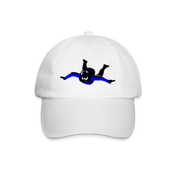 Skydiver - Baseballkappe - Weiß/Weiß - Vorne