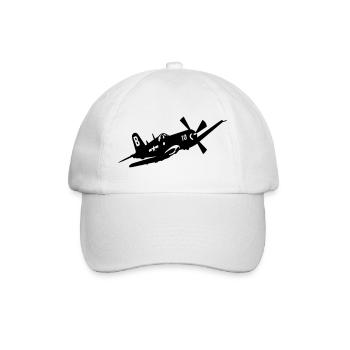 F4U 4 - Baseballkappe - Weiß/Weiß - Vorne