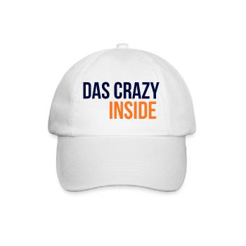 GIUDAN Jugendwort 25 Collection: Das Crazy Inside - Baseballkappe - Weiß/Weiß - Vorne