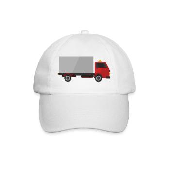 Lkw - Baseballkappe - Weiß/Weiß - Vorne