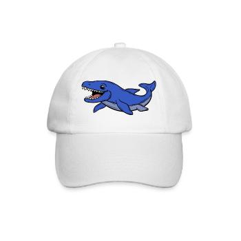 Dino - Baseballkappe - Weiß/Weiß - Vorne