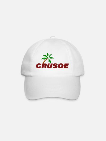 CRUSOE - Baseballkappe - Weiß/Weiß