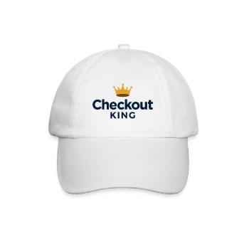 Checkout King Dart Krone Sport Outfit - Baseballkappe - Weiß/Weiß - Vorne