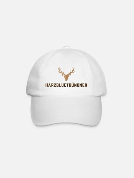 Härzbluetbündner - Baseballkappe - Weiß/Weiß