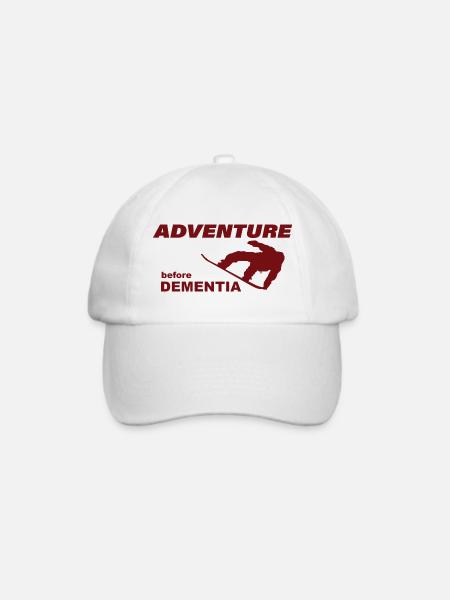 SNOWBOARD ADVENTURE - Baseballkappe - Weiß/Weiß